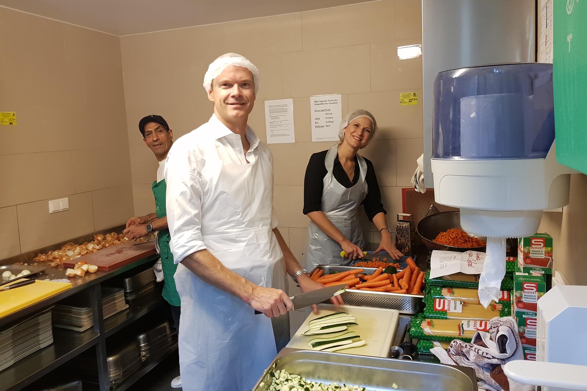 Kochen für die Gruft